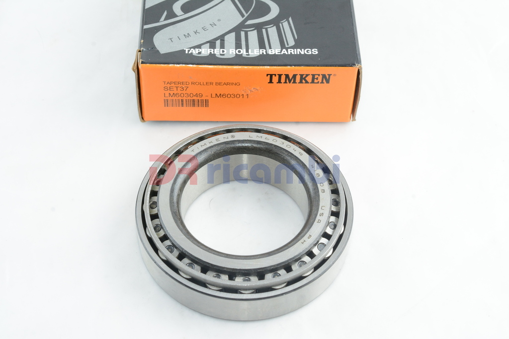 CUSCINETTO RULLI CONICI RUOTA TIMKEN LM603049/LM603011 - D. 45.242x77.788x19.842