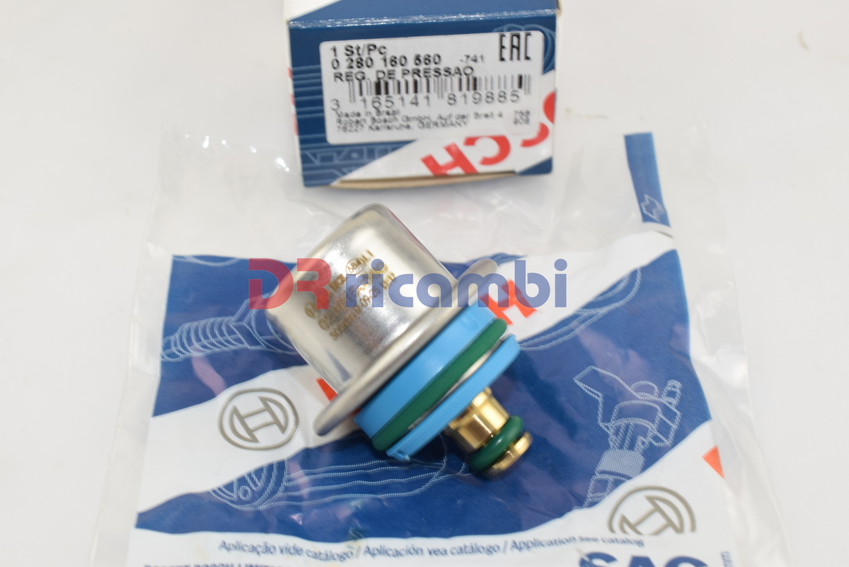 REGOLATORE PRESSIONE CARBURANTE ALFA CITROEN FIAT - BOSCH 0280160560 0280160515