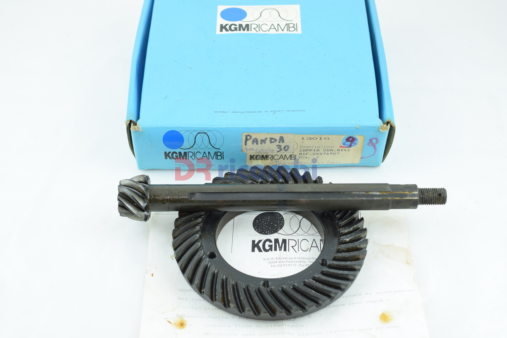 COPPIA CONICA DIFFERENZIALE PER FIAT PANDA 30 Rapp. 8/41 KGM 13010 FIAT 4476907