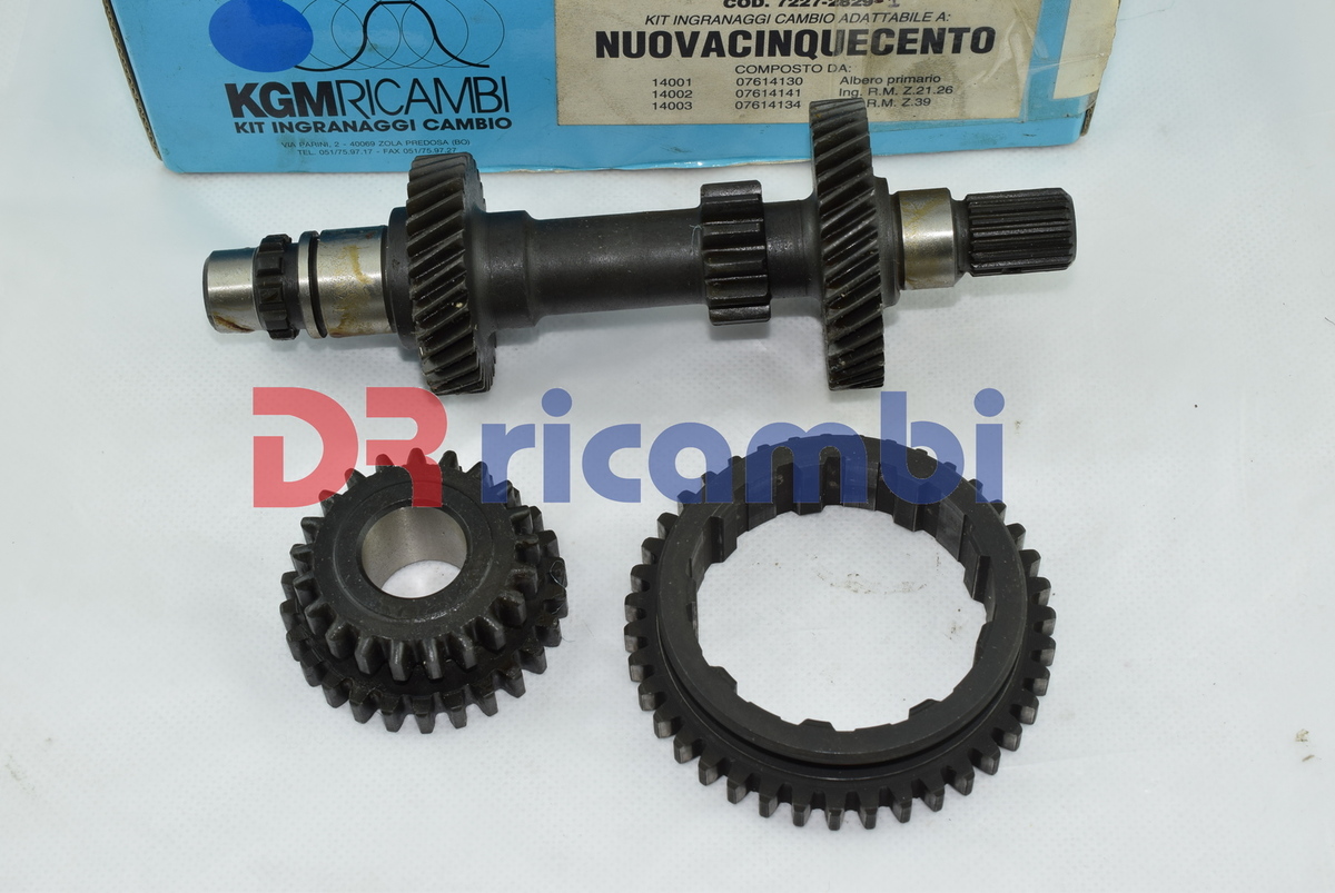 KIT INGRANAGGIO CAMBIO FIAT CINQUECENTO 704 7614130 7614141 76141434 7227-2829-1