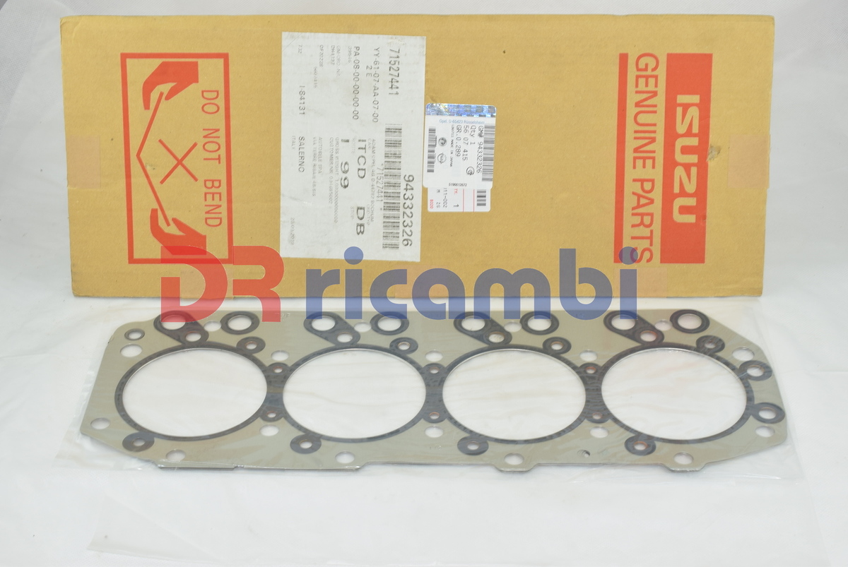 GUARNIZIONE TESTATA CILINDRI 1,5 mm OPEL FRONTERA 2.8 TD OPEL 5607415 