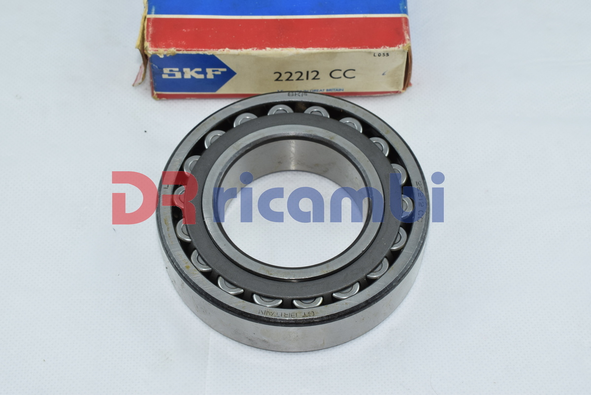 CUSCINETTO RADIALE ORIENTABILE A RULLI SKF 22212CC - D. 60x110x28