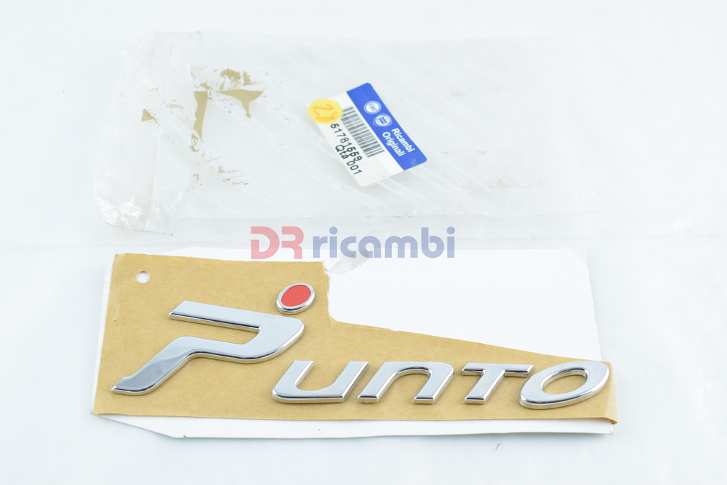 LOGO FREGIO SIGLA MODELLO PALLINO ROSSO FIAT GRANDE PUNTO SPORT FIAT 51781559