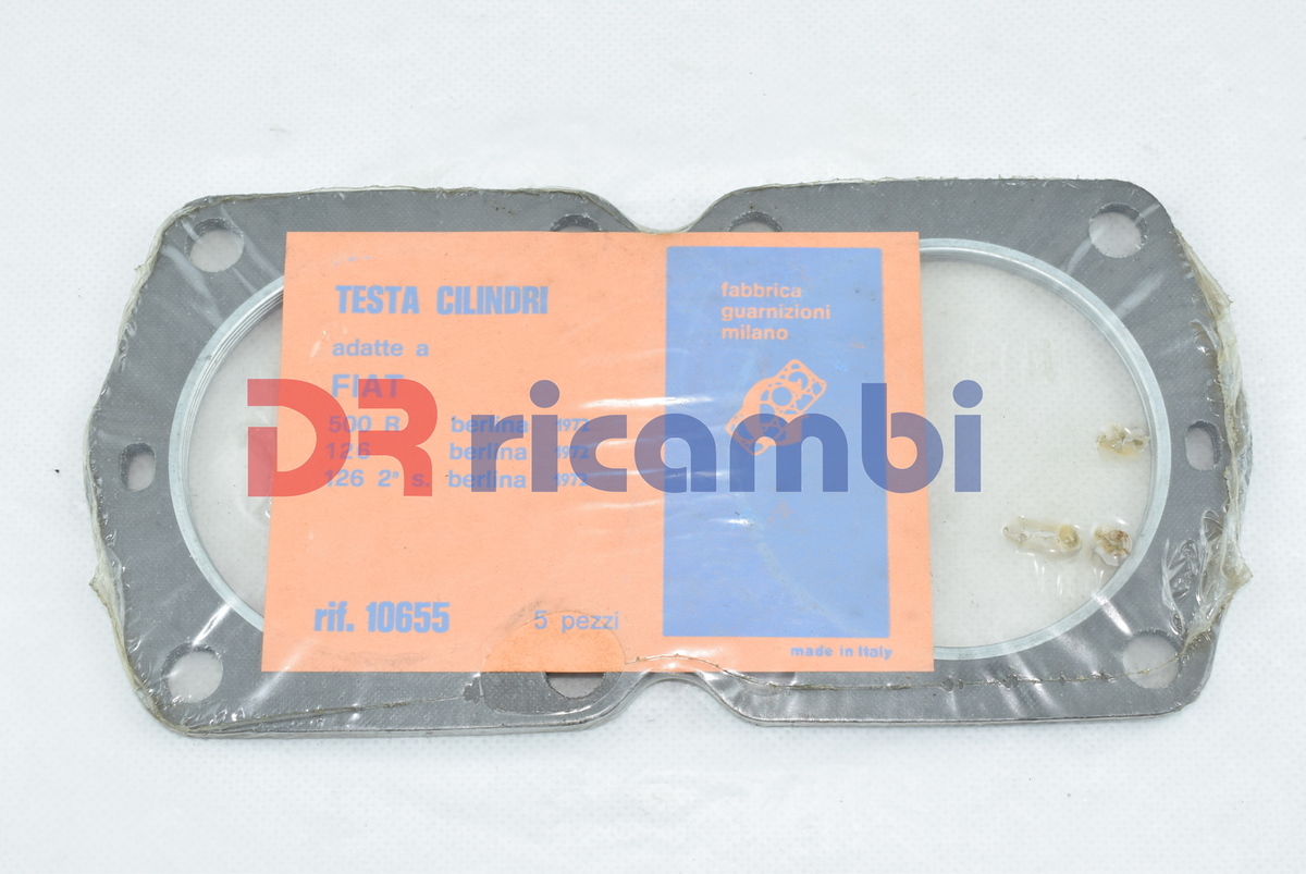 GUARNIZIONE TESTATA TESTA CILINDRI FIAT 126 FIAT 500 R GUARNIZIONI MILANO 10655