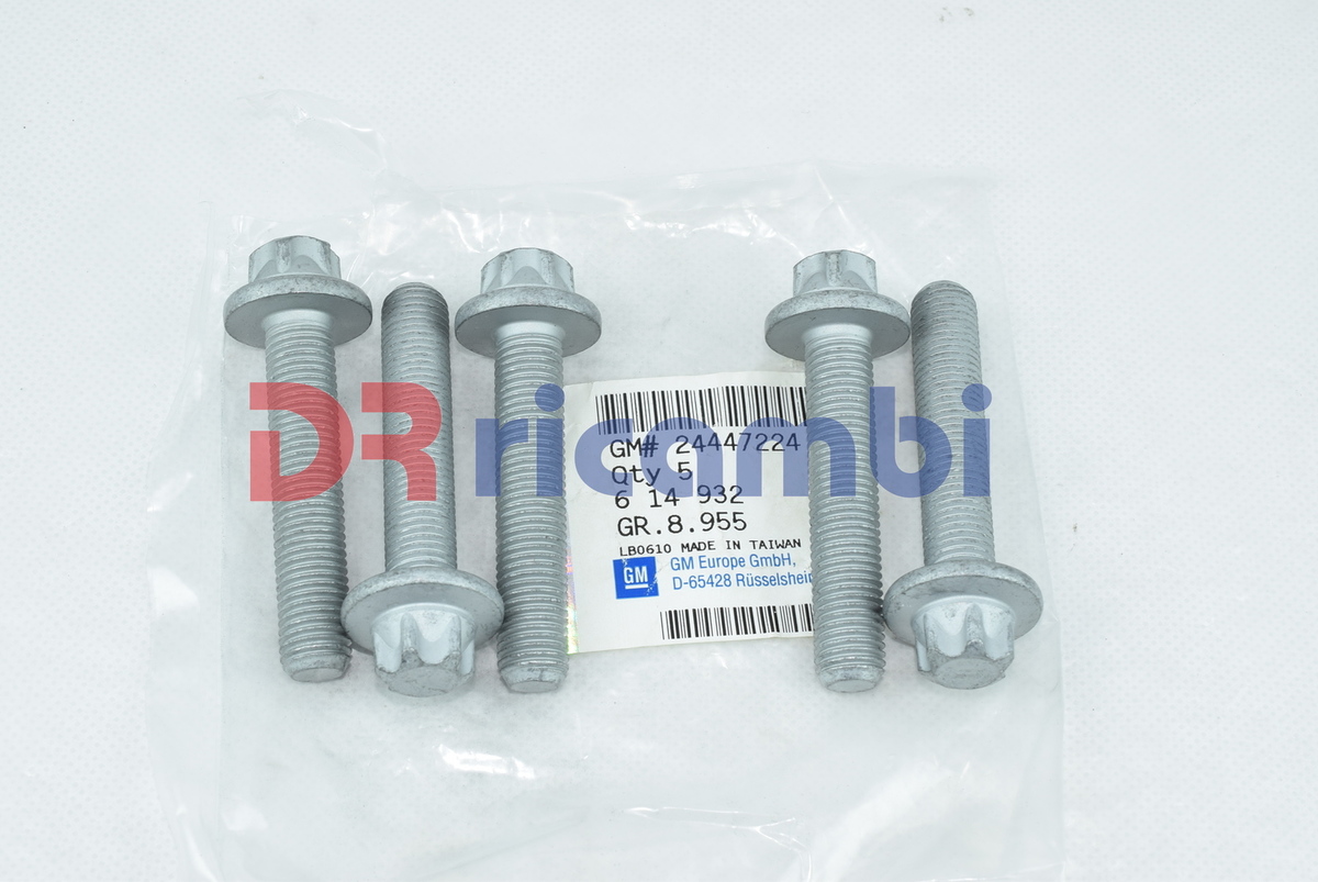 SET 5 BULLONI PULEGGIA ALBERO MOTORE OPEL INSIGNA OPEL 614932 - GM 24447224