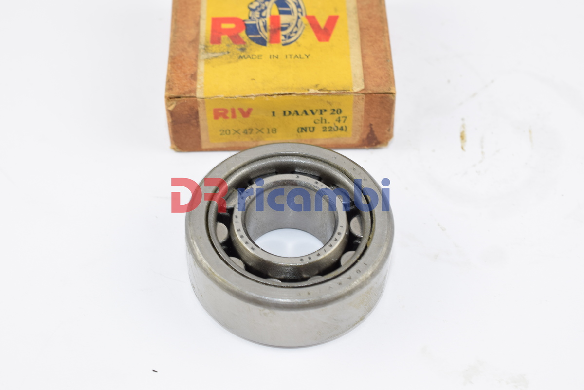 CUSCINETTO CAMBIO A RULLI FIAT 1100 RIV 1DAAVP 20 SKF NU2204 ECP - D. 20x47x18