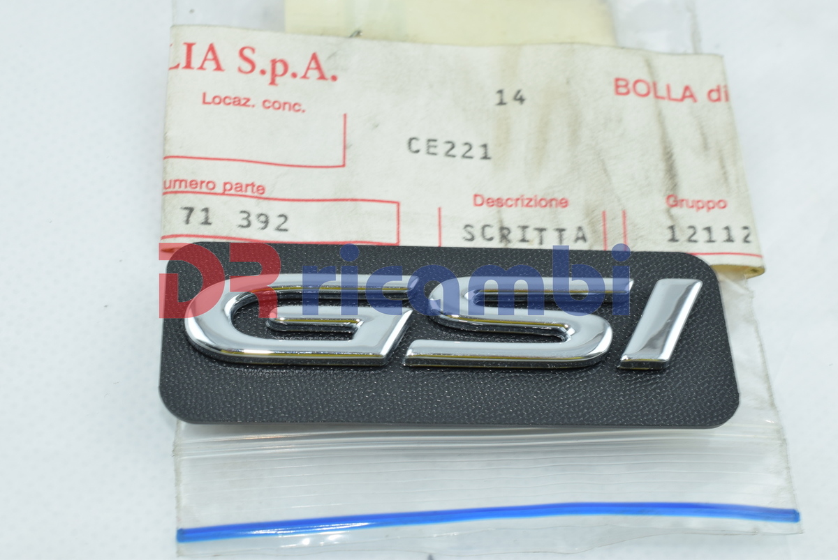 LOGO SCRITTA TARGHETTA STEMMA SIGLA &quot; GSI &quot;OPEL ASTRA F  OPEL 171392 90510846