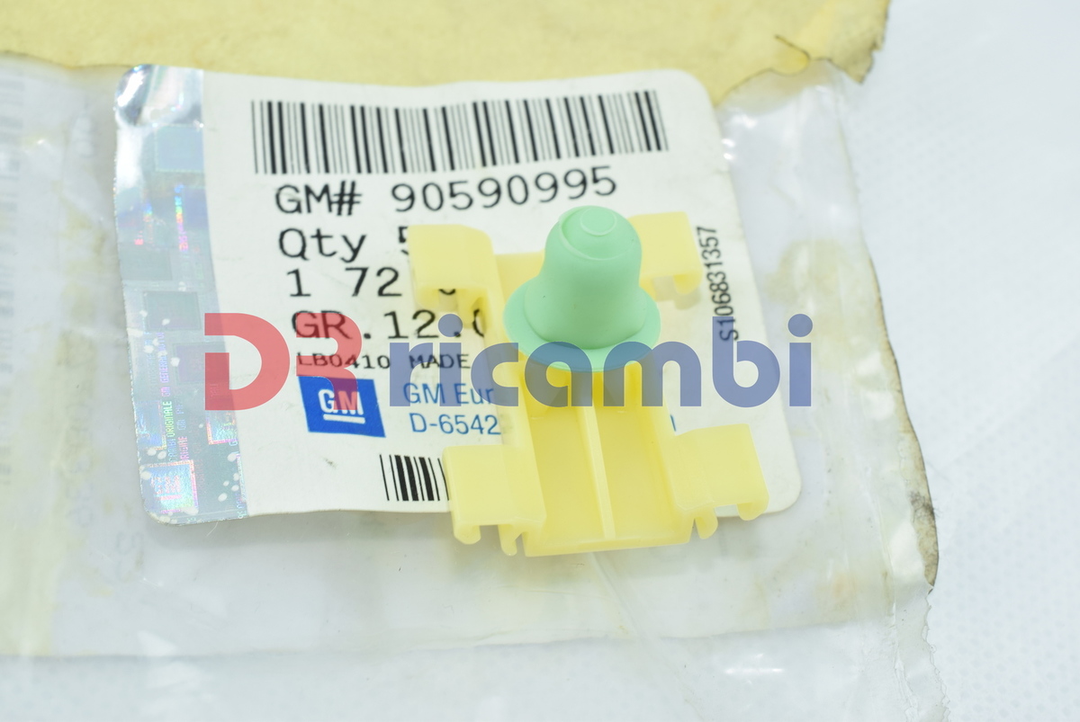 CLIP DI FISSAGGIO IN PLASTICA LATERALE PORTA PARAURTI OPEL 172017 90590995