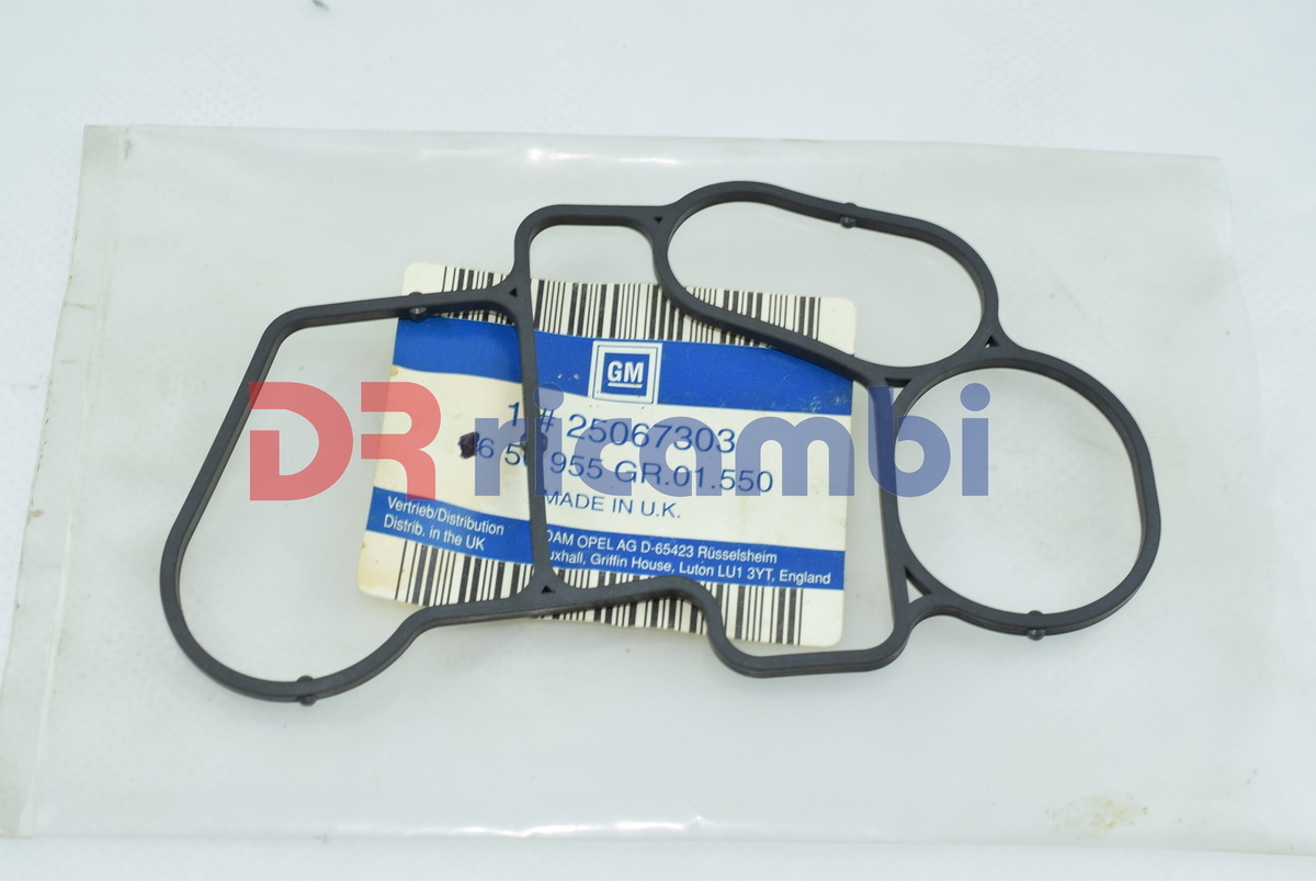 GUARNIZIONE FILTRO OLIO RAFFREDDAMENTO BLOCCO CILINDRO OPEL 650955 25067303