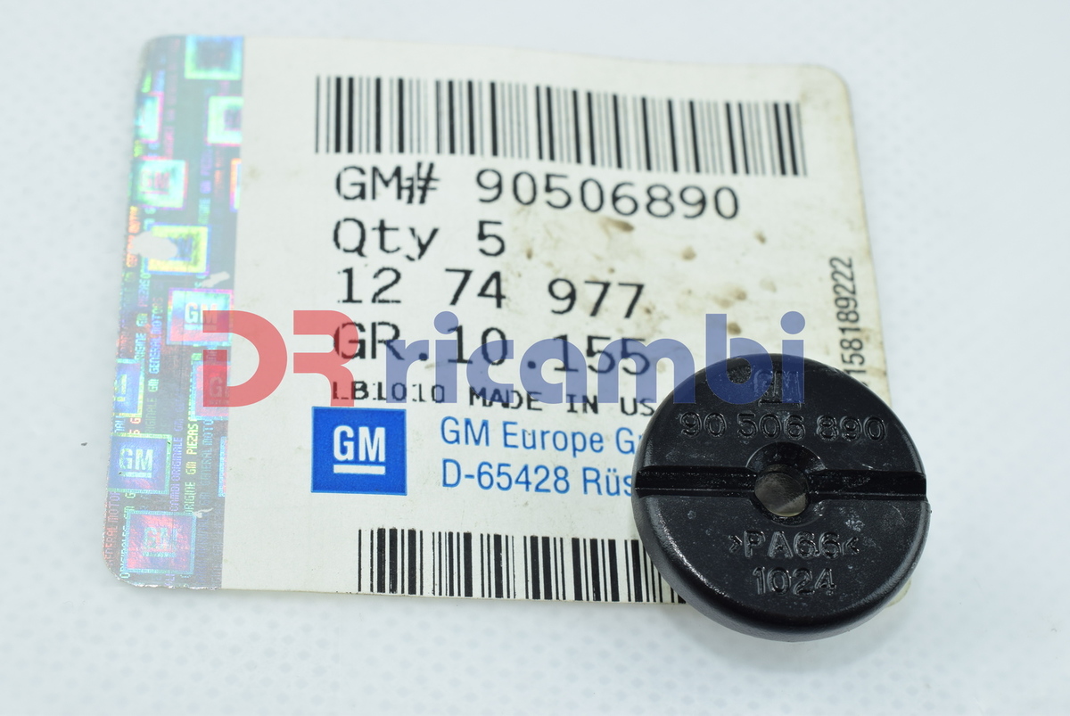 DADO MOLLETTA CLIP INSERTO TERGICRISTALLO A CRUSCOTTO OPEL 1274977 90506890