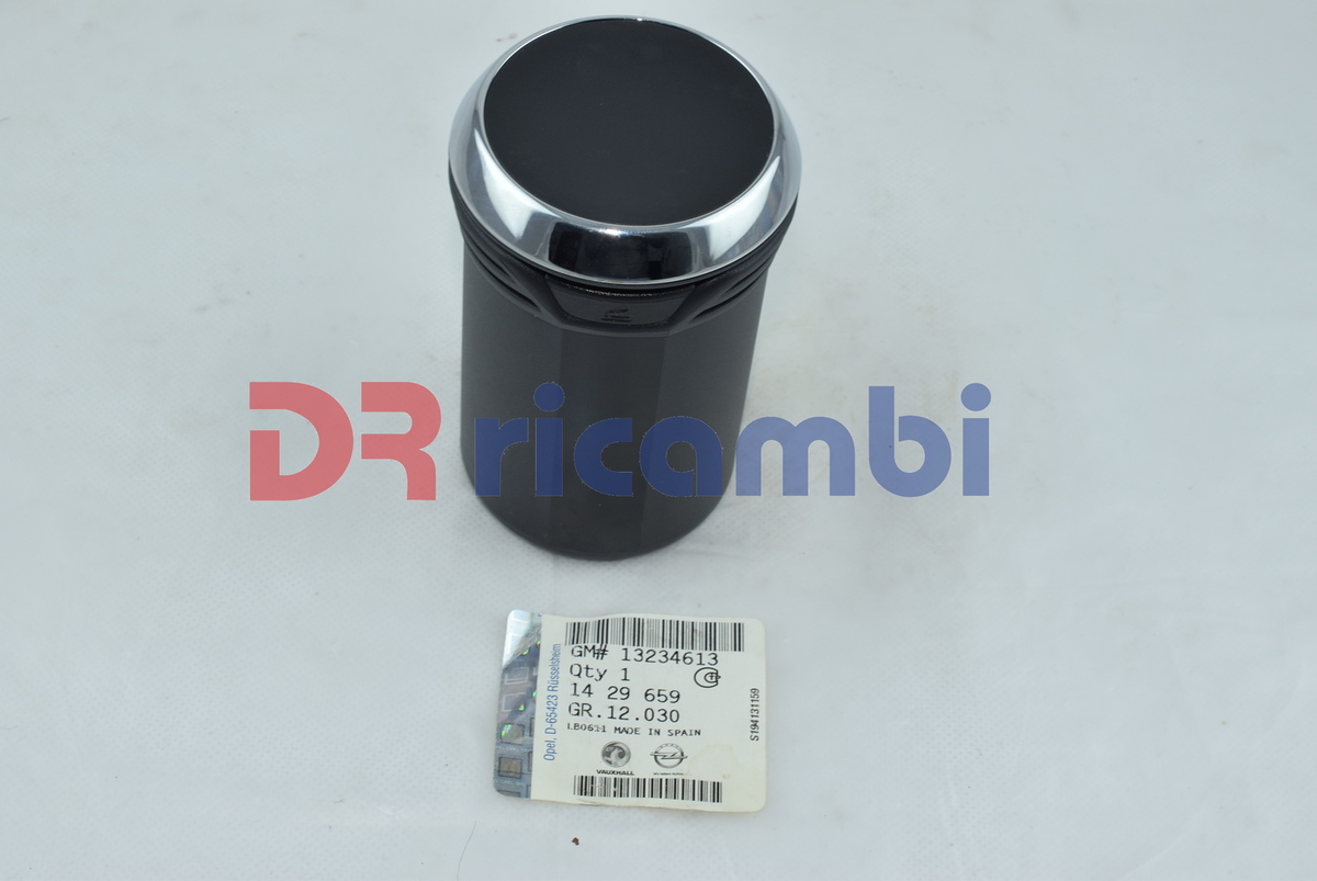 INSERTO PORTACENERE TUNNEL CONSOLLE ANTERIORE CROMATO OPEL 1429659 13234613