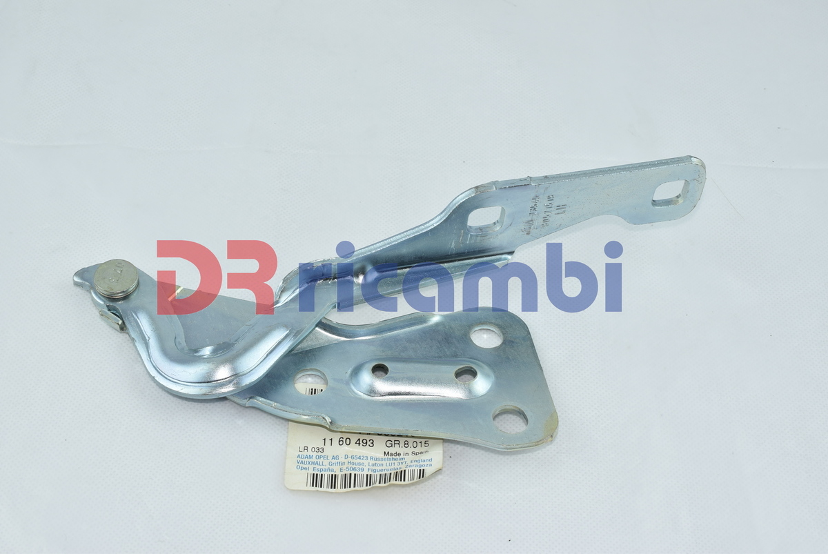 CERNIERA STAFFA COFANO MOTORE ANTERIORE LATO SINISTRO OPEL 1160493 90521519