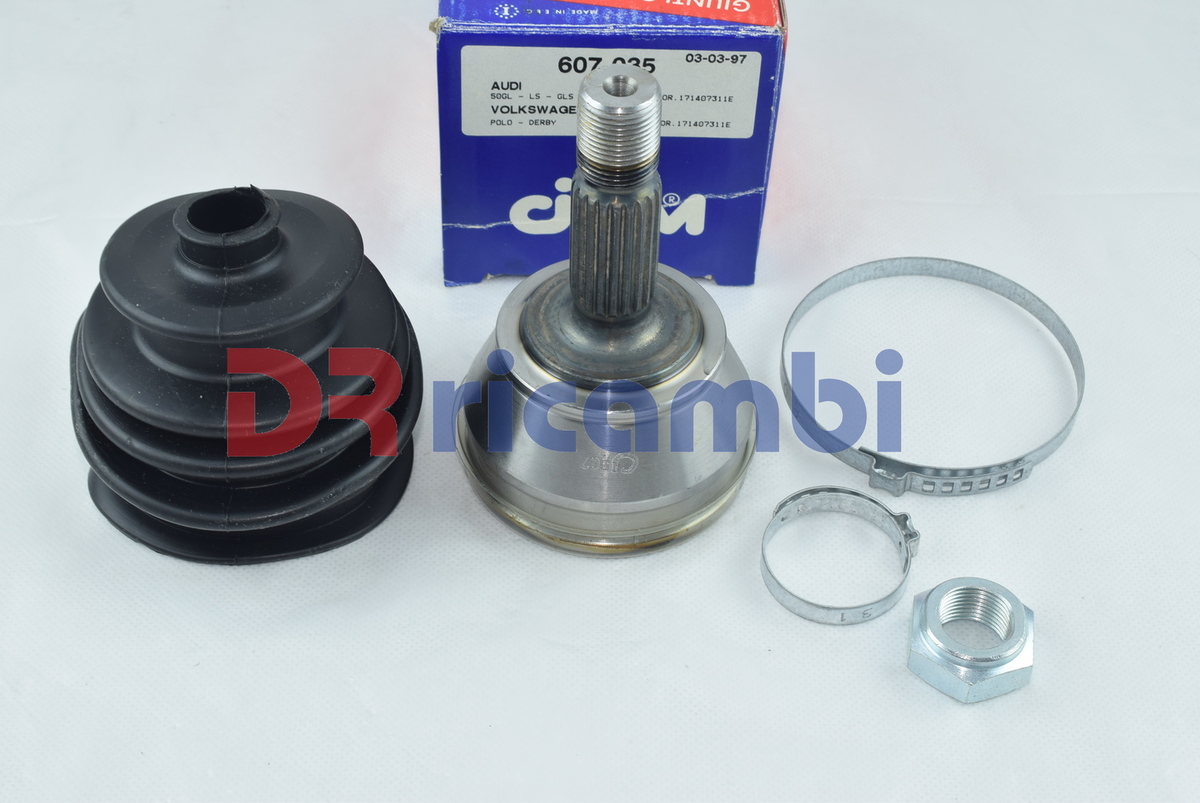 KIT GIUNTO OMOCINETICO SEMIASSE LATO RUOTA VOLKSWAGEN AUDI - CIFAM 607-035