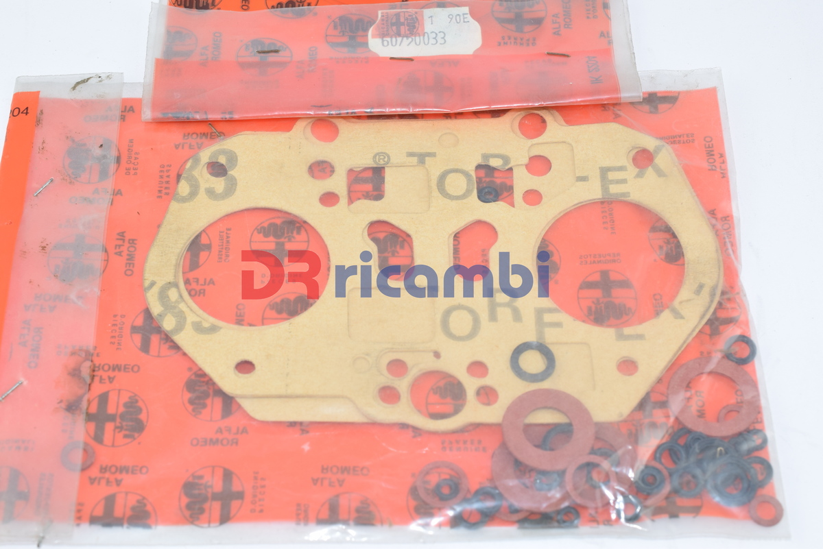 KIT GUARNIZIONI RIPARAZIONE CARBURATORE ALFA 33 NUOVO ORIGINALE ALFA 60750033