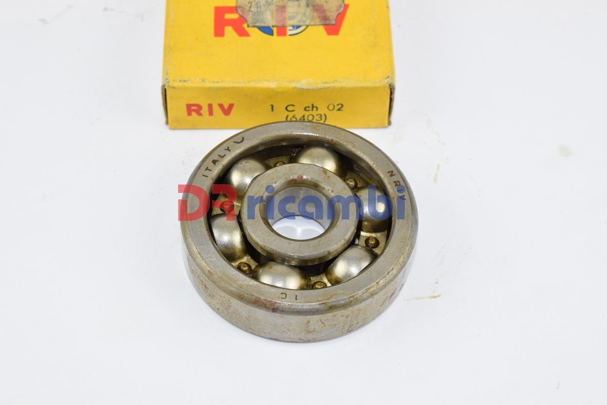 CUSCINETTO AD UN SOLA CORONA DI SFERE FIAT - RIV 6403 - SKF 6403 - D. 17x62x17