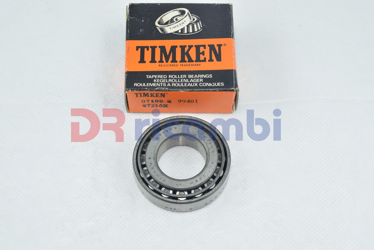 CUSCINETTO A RULLI CONICI TIMKEN AUTO K07100S/07210X - D. 25.4x50.8x15.011 mm