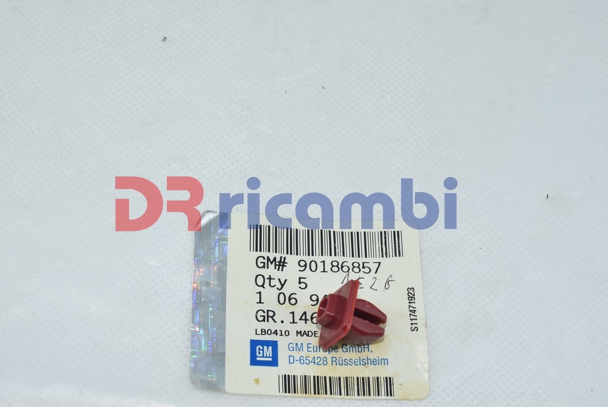 MORSETTO CLIP DI FISSAGGIO TAPPO ESTERNO PARABREZZA OPEL CORSA - OPEL 106942