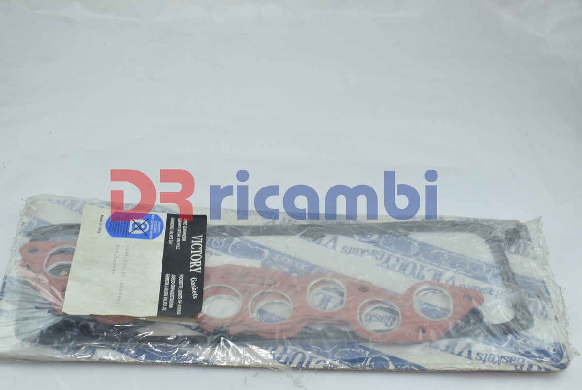 KIT GUARNIZIONE TESTATA SERIE SMERIGLIO FIAT 131 - VICTORY GASKETS 315289