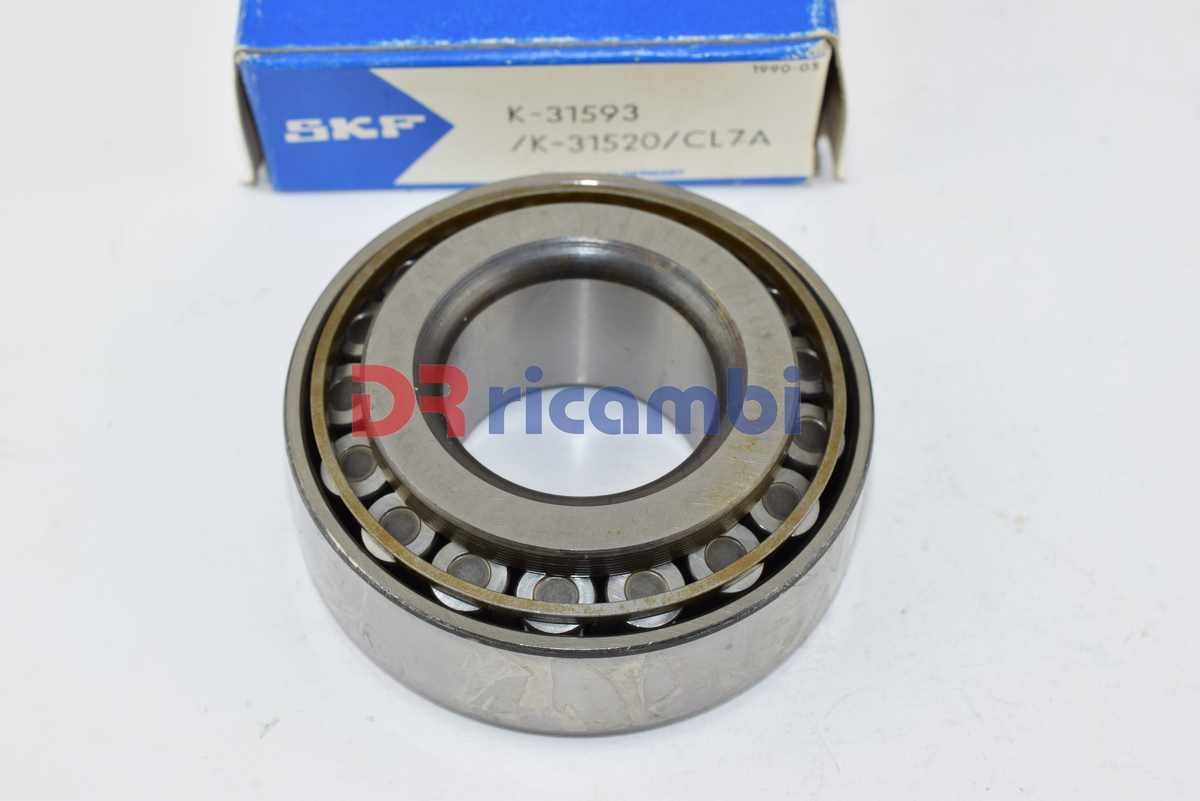 CUSCINETTO PIGNONE CONICO PER FIAT CAMPAGNOLA SKF K-31593/K-31520 34.9x76.2x29.3