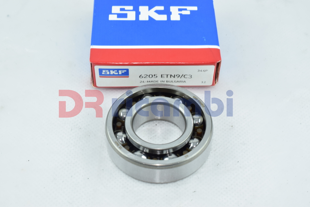 CUSCINETTO A SFERE CAMBIO FIAT ALTE PRESTAZIONI SKF 6205 ETN9/C3 - D. 25x52x15