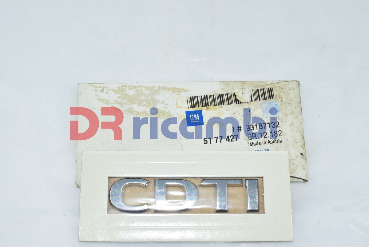 LOGO SCRITTA EMBLEMA STEMMA &quot; CDTI &quot; OPEL CORSA MERIVA ASTRA - OPEL 93187132