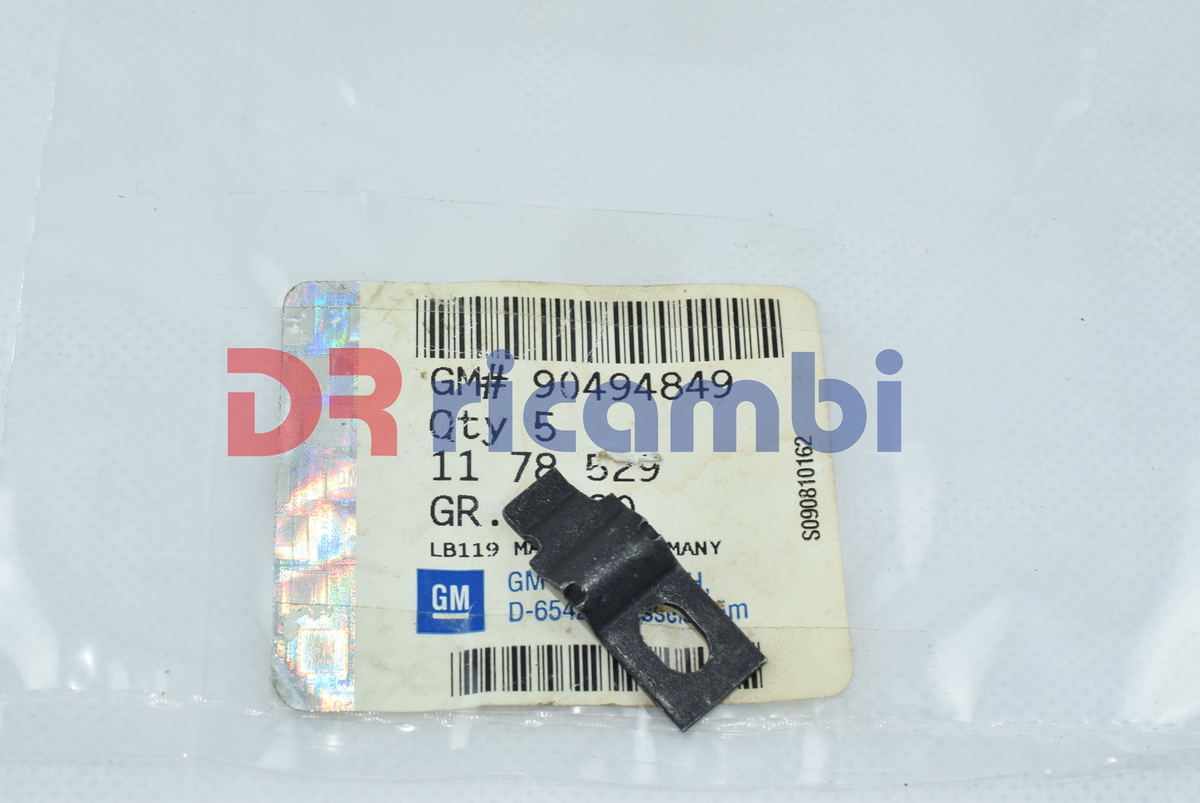 MORSETTO GRAFFETTA CLIP DI FISSAGGIO CAVO COFANO ANT. OPEL ASTRA - OPEL 90494849