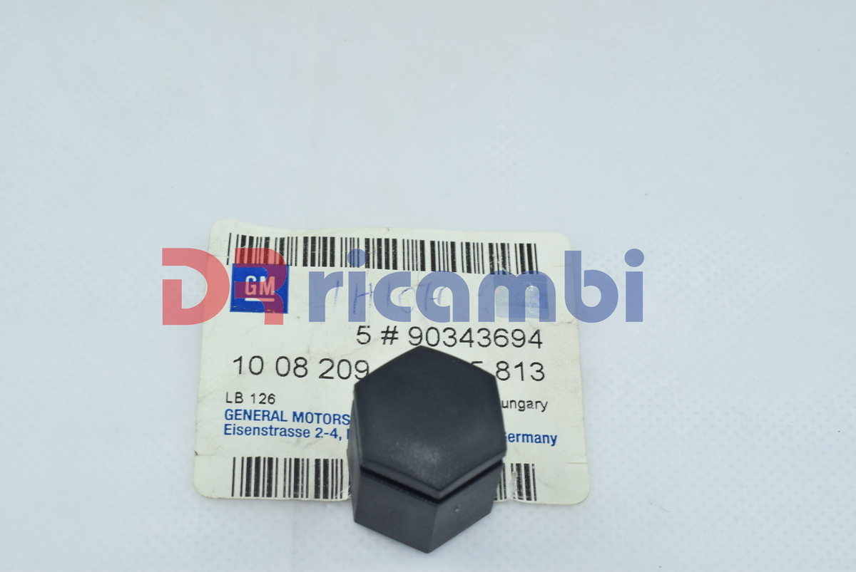 TAPPO COPERTURA DADO RUOTA COPRI BULLONE OPEL CORSA VECTRA ZAFIRA - 90343694