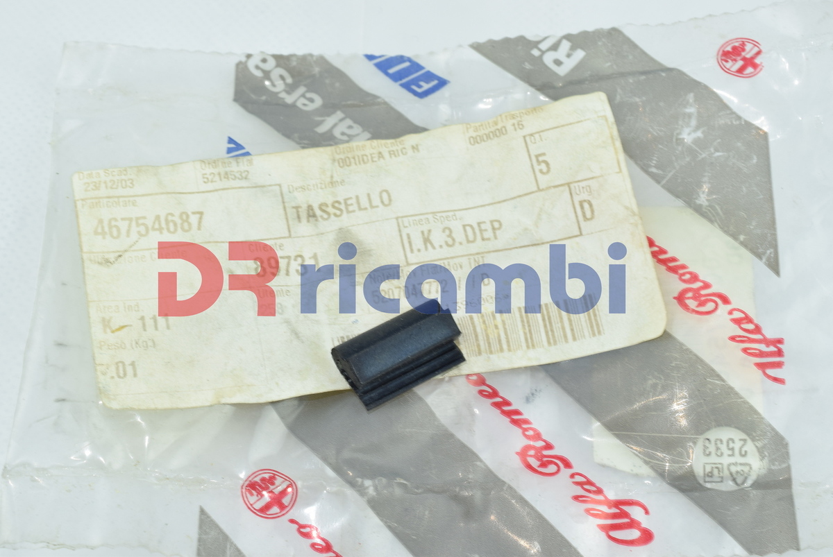 TASSELLO IN GOMMA PARABREZZA LUNOTTO POST. FIAT CROMA ALFA 147 - FIAT 46754687