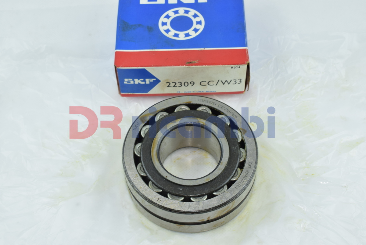 CUSCINETTO RADIALE ORIENTABILE A RULLI CON SCANALATURA SKF 22309CC/W33 45x100x46