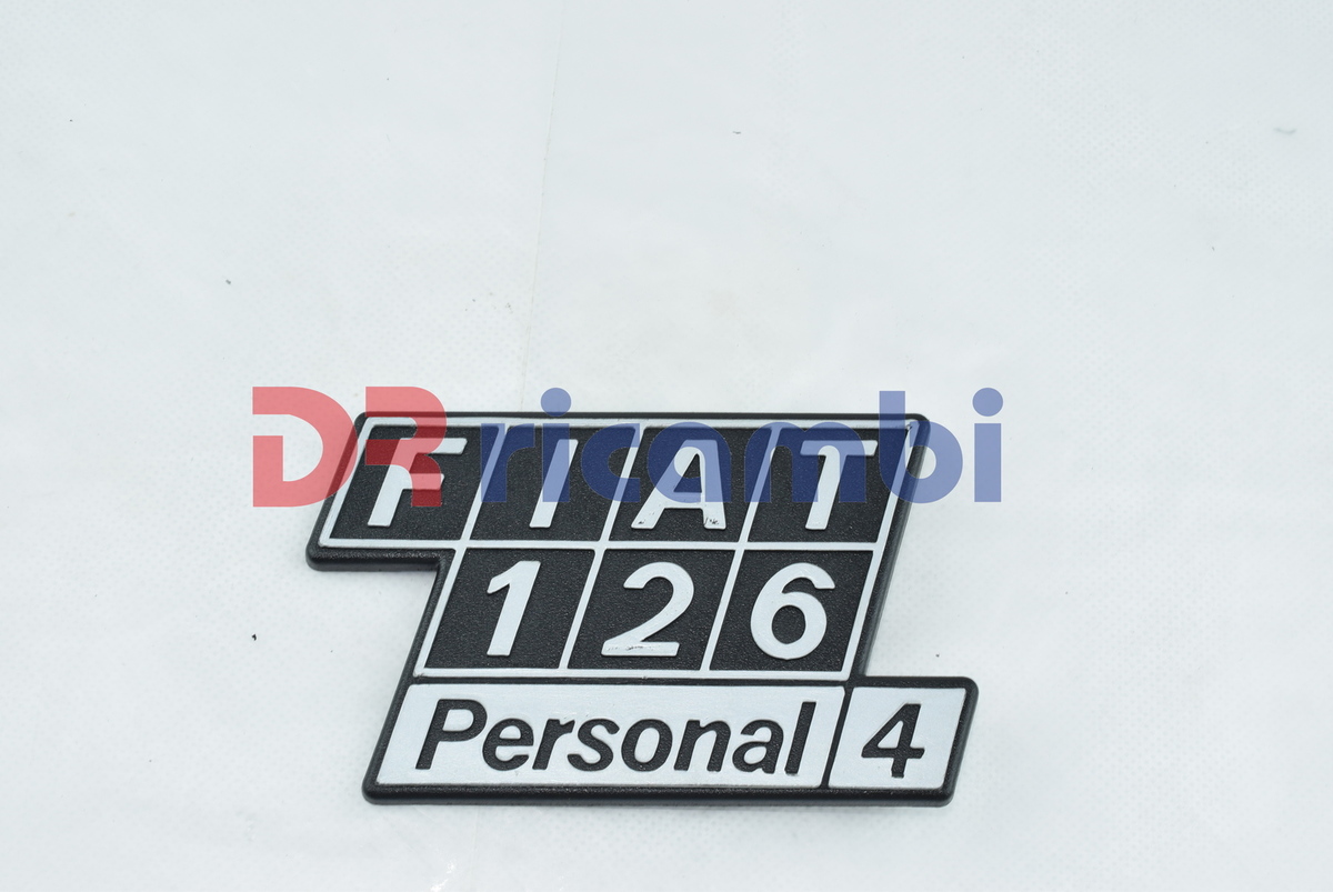 LOGO FREGIO SIGLA MODELLO &quot; FIAT 126 PERSONAL 4 &quot; DR1255