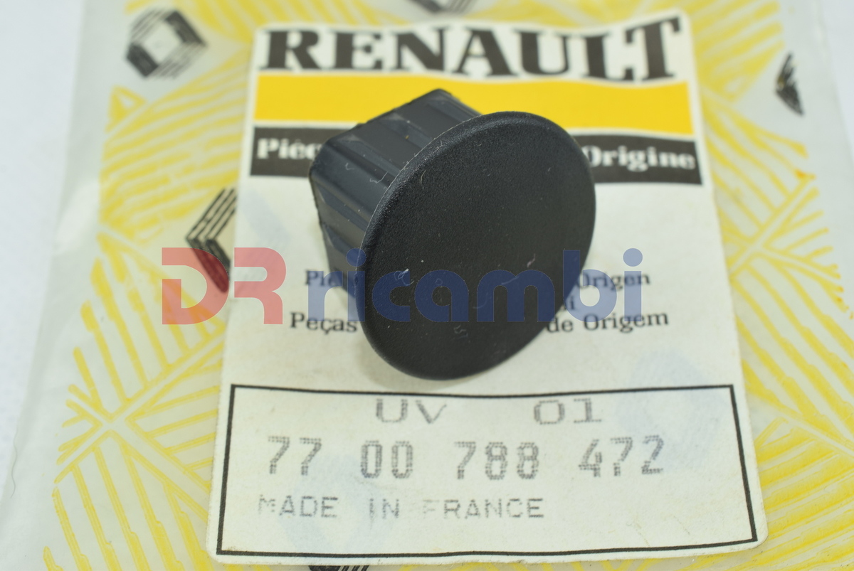 TAPPO MANOPOLA REGOLAZIONE SCHIENALE SEDILE RENAULT LOGAN - RENAULT 7700788472