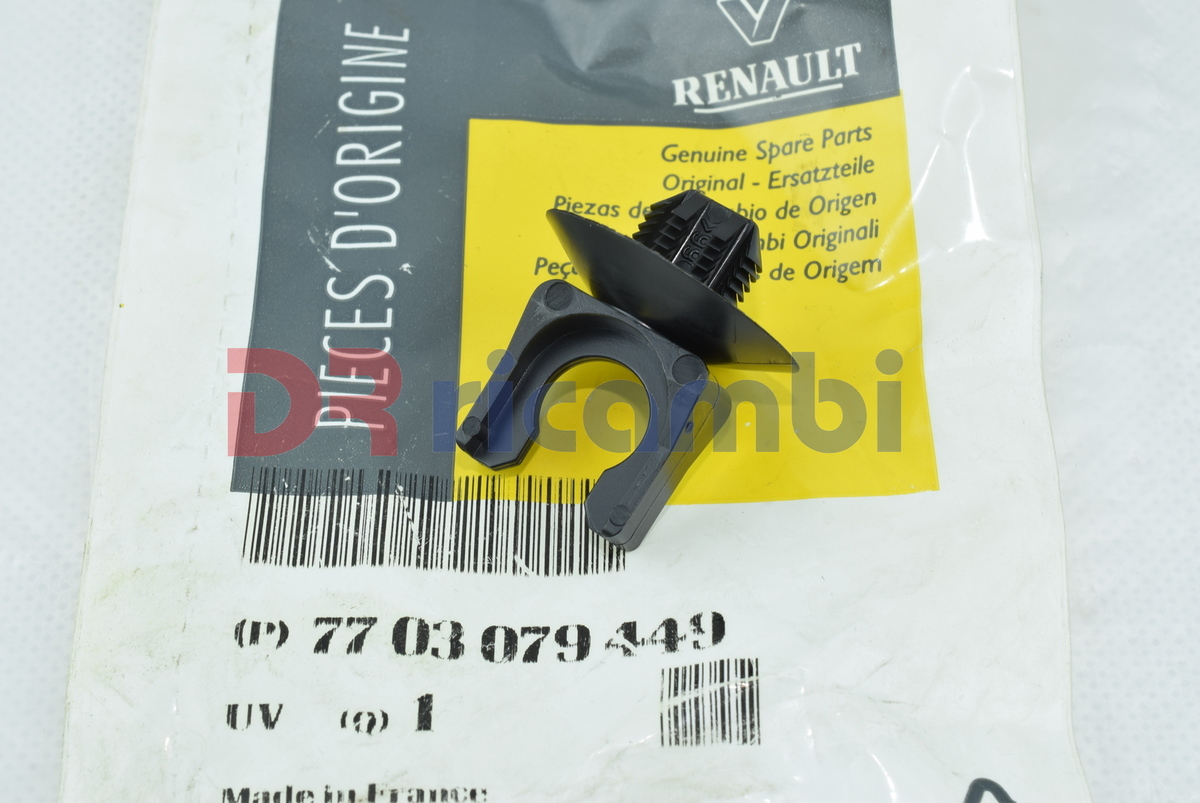 CLIP FISSAGGIO SENSORE RUOTA RENAULT CLIO III MEGANE IV - RENAULT 7703079449