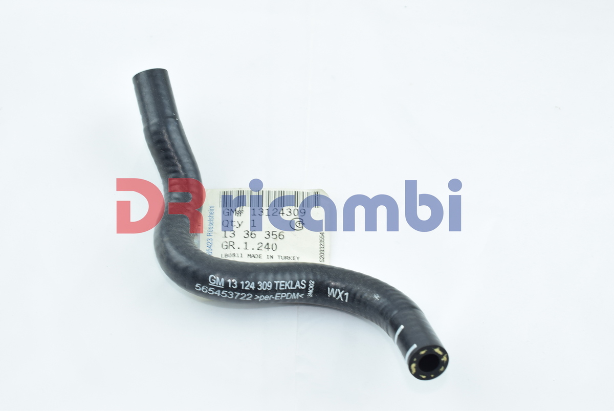 TUBO CONDOTTO MANICOTTO FLESSIBILE RITORNO VASCHETTA ACQUA OPEL ASTRA H 13124309