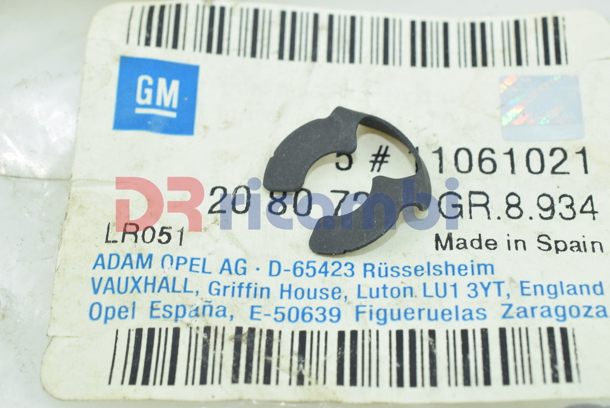 ROSETTA SICUREZZA CAVO FRENO MANO OPEL ASTRA G ZAFIRA A - OPEL 2080726 11061021