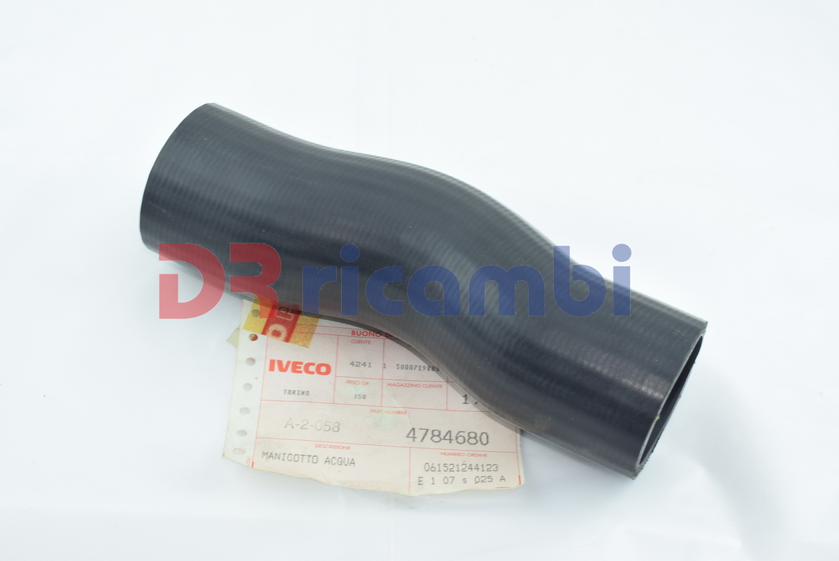 TUBO CONDOTTO MANICOTTO ACQUA RADIATORE PER FIAT IVECO BUS 370 - IVECO 4784680