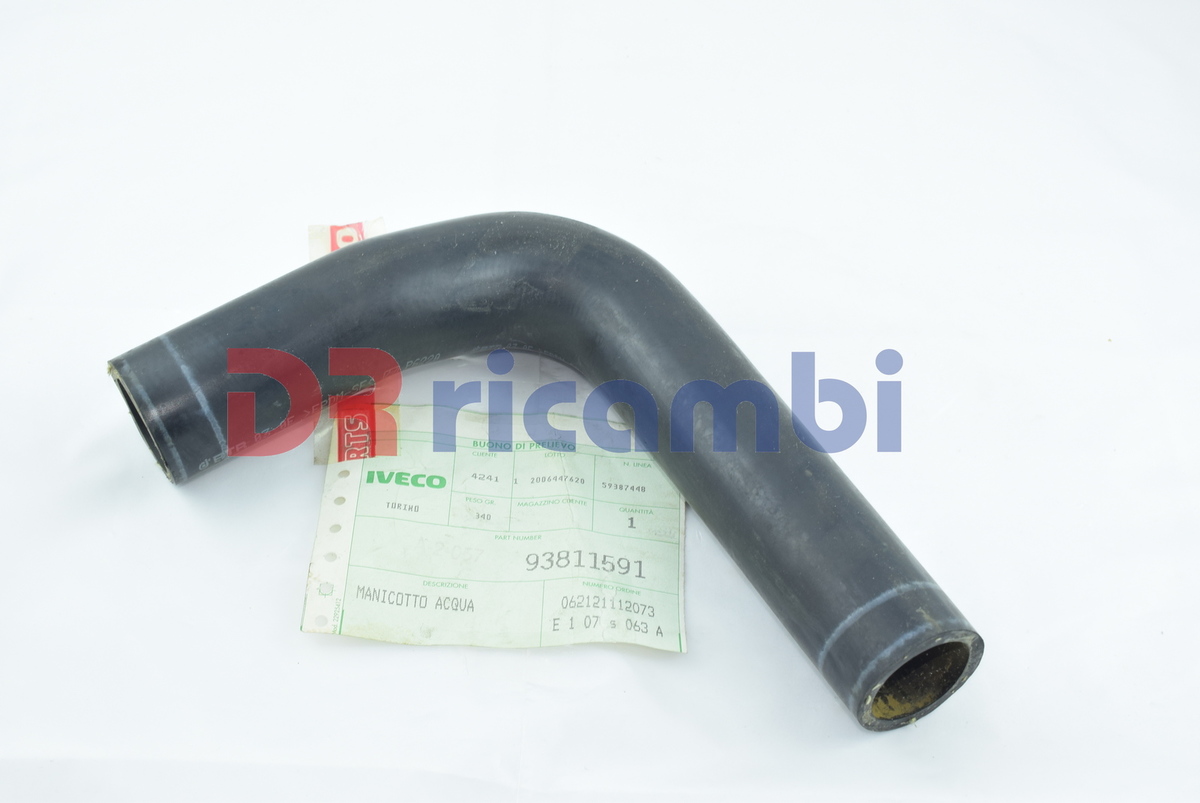 TUBO CONDOTTO MANICOTTO FLESSIBILE RADIATORE PER IVECO DAILY - IVECO 93811591