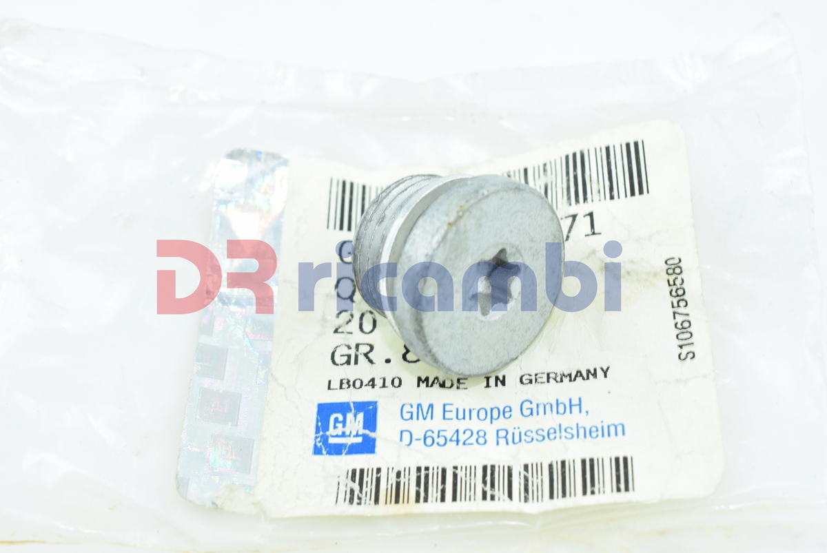 TAPPO VALVOLA SICUREZZA POMPA OLIO OPEL ASTRA G ZAFIRA A - OPEL 2060940 11099271