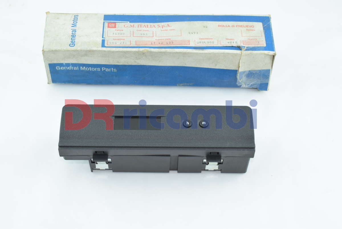 STRUMENTO OROLOGIO DIGITALE INTERNO ABITACOLO OPEL ASTRA F - OPEL 90442094