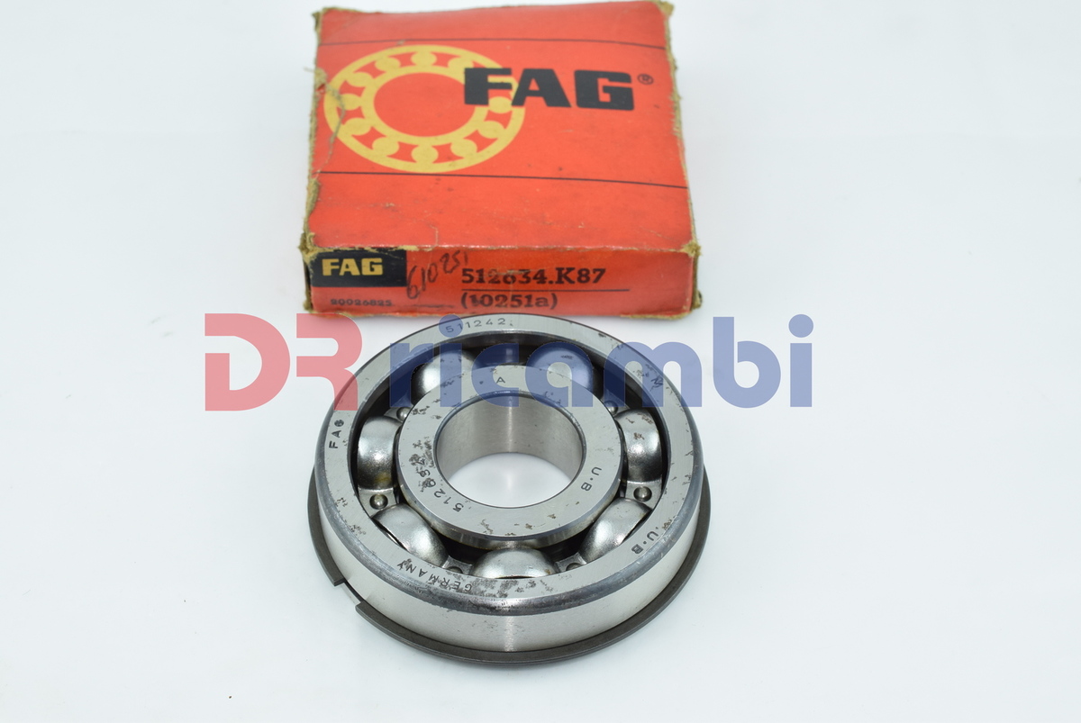 CUSCINETTO CAMBIO ALBERO PRIMARIO FIAT CAMPAGNOLA ALFA AR55 FAG 512634 610251C 