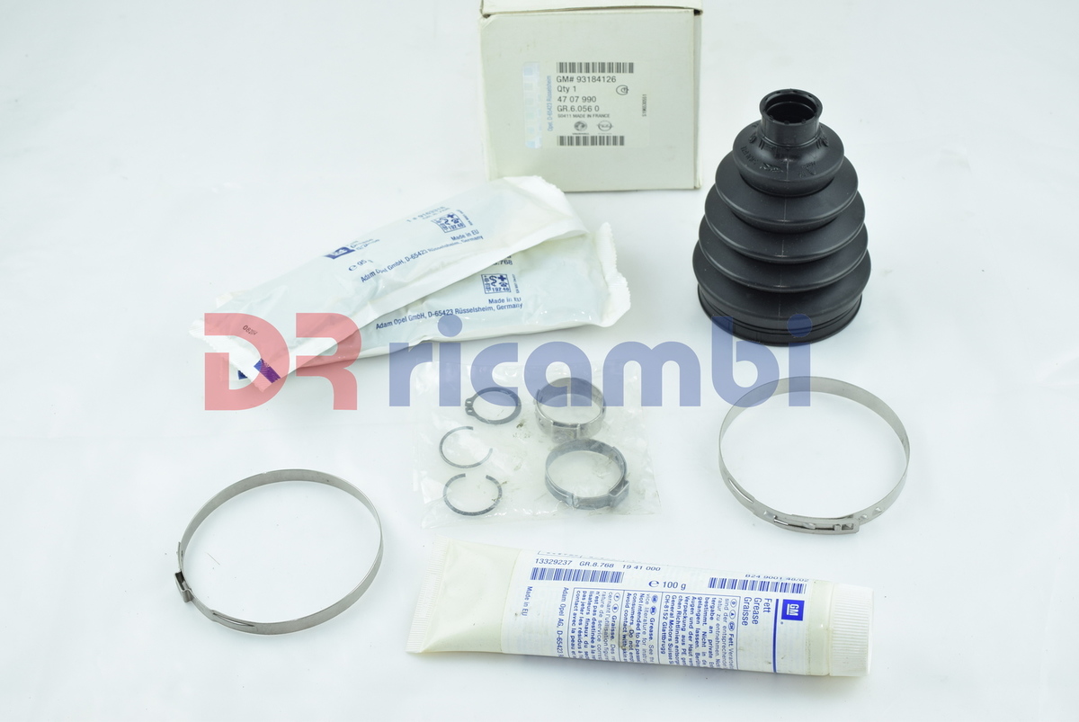 KIT SOFFIETTO GIUNTO EST SX SEMIASSE SOSP ANT OPEL AGILA A OPEL 4707990 93184126