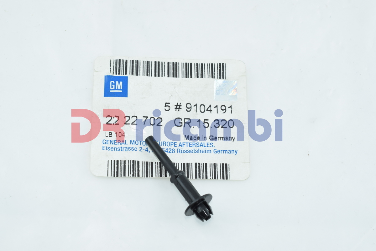 BOTTONE FISSAGGIO TAPPETO PAVIMENTO CARICO POST OPEL ASTRA G ZAFIRA A - 9104191