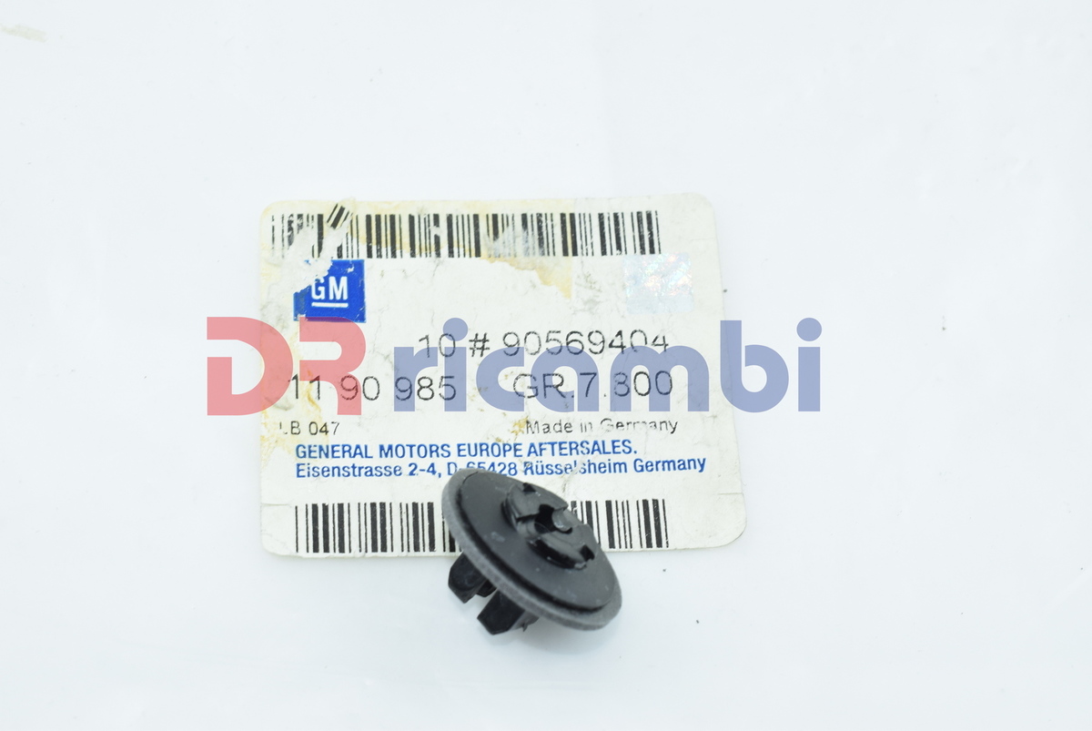 FERMO CLIP FISSAGGIO TARGA POSTERIORE OPEL VECTRA ASTRA ZAFIRA CORSA - 90569404