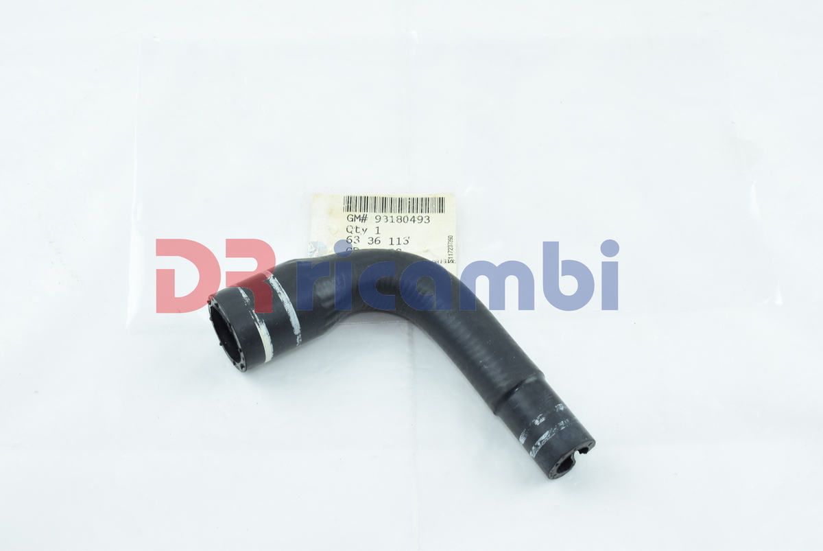 TUBO CONDOTTO FLESSIBILE RADIATORE SCATOLA TERMOSTATO OPEL 6336113 - GM 93180493