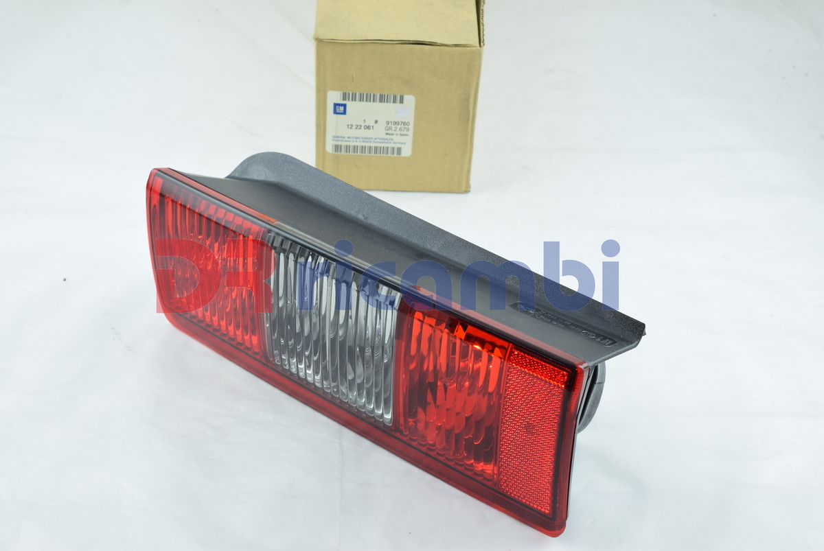 FANALE LUCE STOP POSTERIORE SINISTRO OPEL COMBO CORSA C - OPEL 9199760