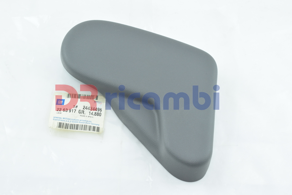 COPERTURA PROTEZIONE IN PLASTICA SEDILE ANT SX GRIGIO OPEL CORSA C - 24434496