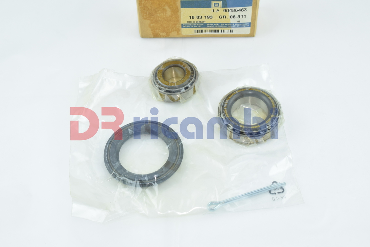 KIT CUSCINETTI RUOTA POST OPEL CORSA A KADETT E VECTRA A - OPEL 1603193 90486463