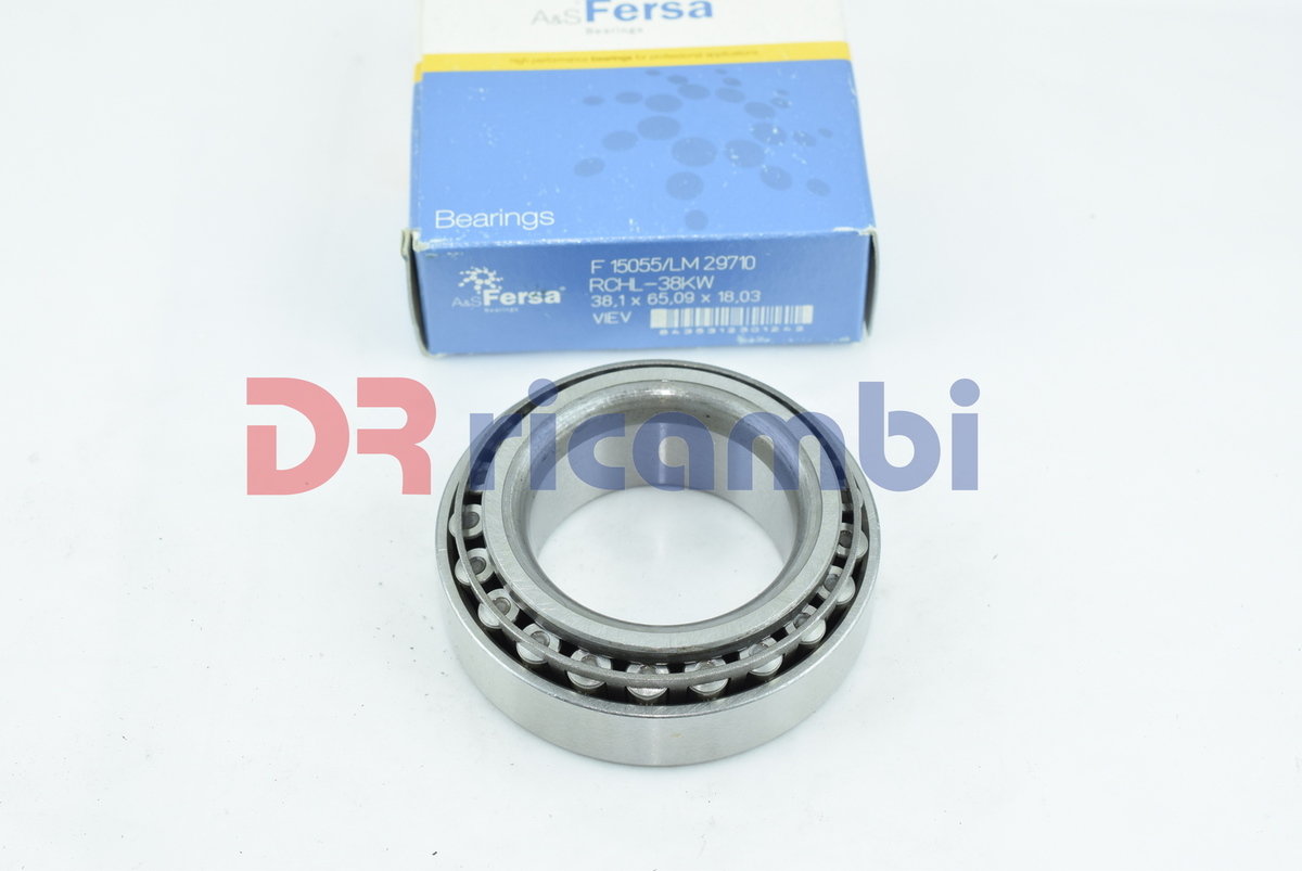 CUSCINETTO A RULLI CONICI DOGE HYUNDAI MITSUBISHI Fersa F 15055/LM29710 38x65x18