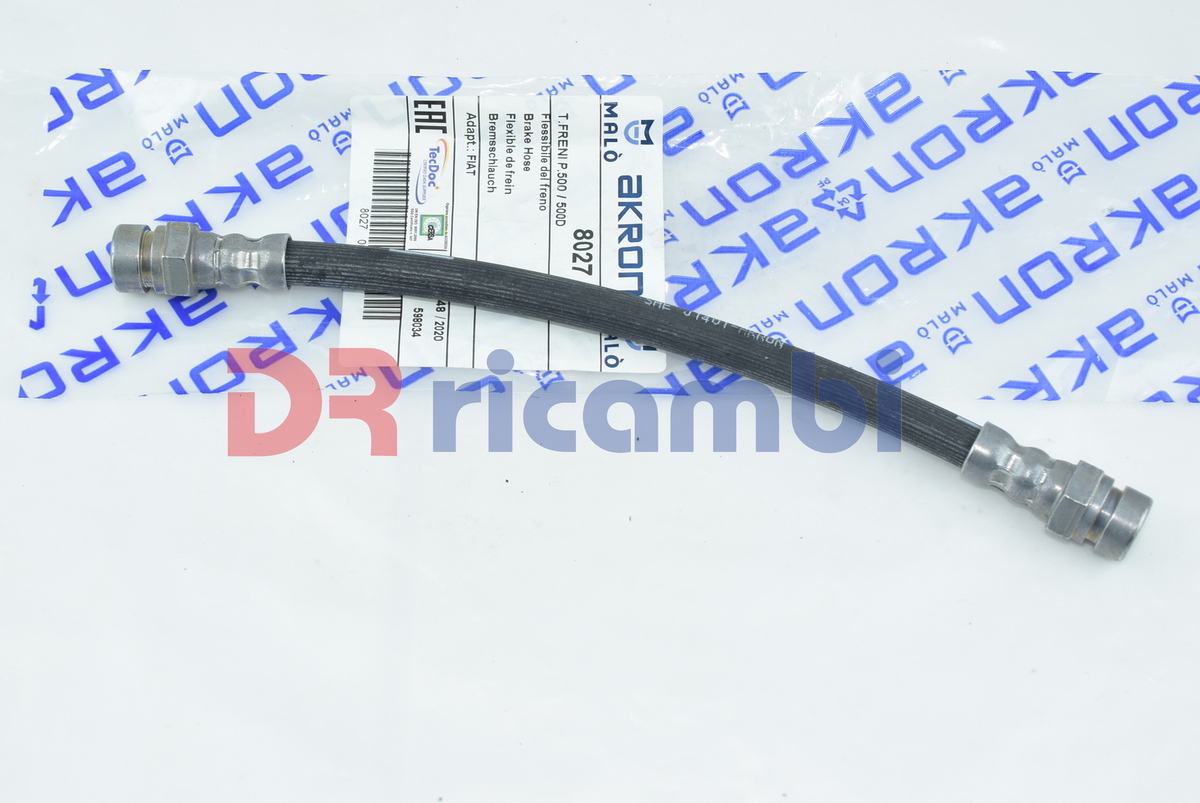 TUBO FLESSIBILE FRENO POSTERIORE FIAT 500 500D - MALO' 8027 FIAT 4029190 995001