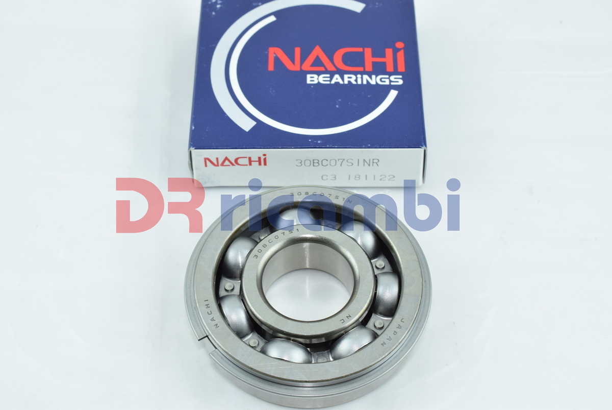 CUSCINETTO A SFERE CAMBIO NACHI B30BC07S1NRC3 TOYOTA 9036330001 D. 30x75x20