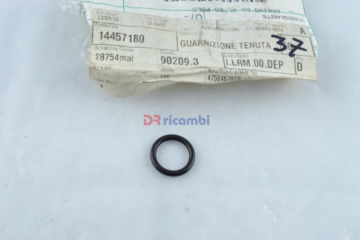 GUARNIZIONE DI TENUTA ANELLO ORING 14x19x2.6 FIAT LANCIA ALFA ROMEO - 14457180